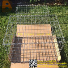 Caja de la cesta de Gabion de la jaula de piedra de la malla de alambre soldada con autógena